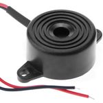 Zumbador piezo cerámico con sonido continuo 12VDC - KN04400 - 01