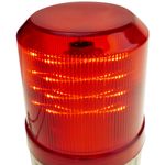Sirena luminosa de LEDs 82mm de color rojo con efecto de rotación - SA89000 - 05
