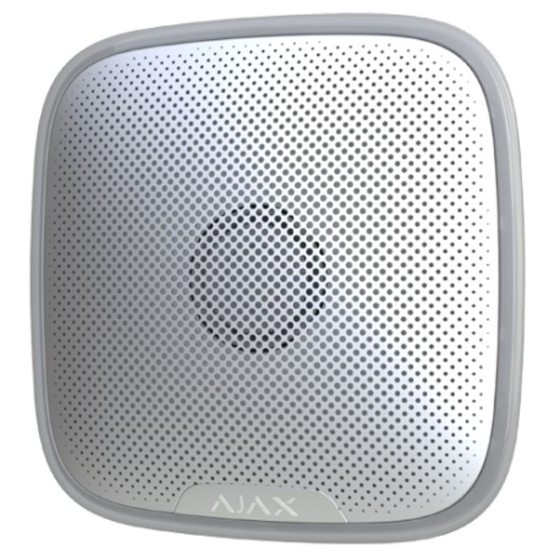 Ajax StreetSiren - Sirena inalámbrica para exterior Certificado grado 2 - blanco - AJ-STREETSIREN-W - 01