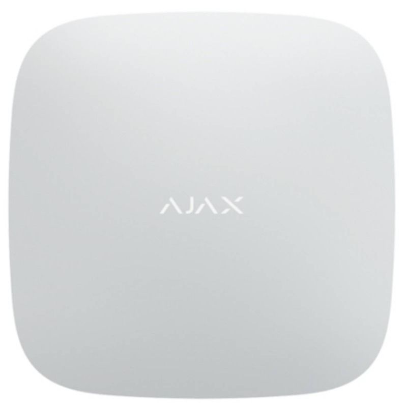Ajax Hub 2 Plus - central de alarma grado 2 - Ethernet, LTE/3G/2G, WiFi, captura fotográfica y transmisión de vídeo - blanco - AJ-HUB2PLUS-W - 01